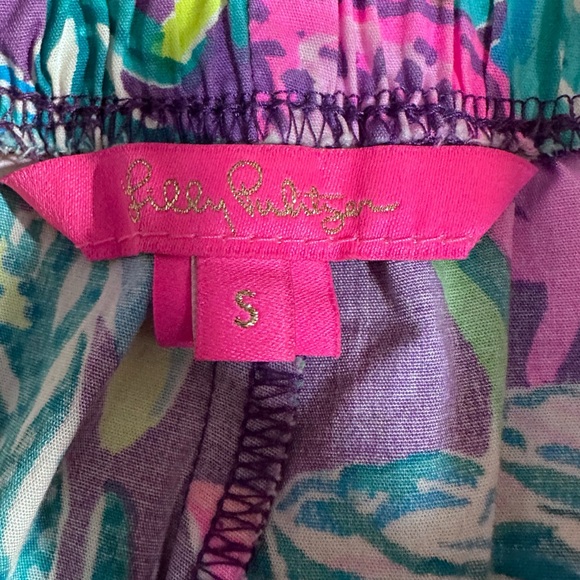 Lilly Pulitzer Dalci Stretch Shorts in Formentera Turquoise [1008] - Picture 7 of 9